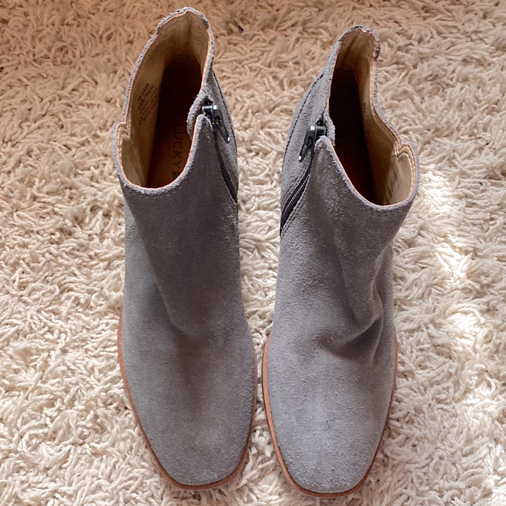 Lucky Brand Lilye Booties - Gunmetal